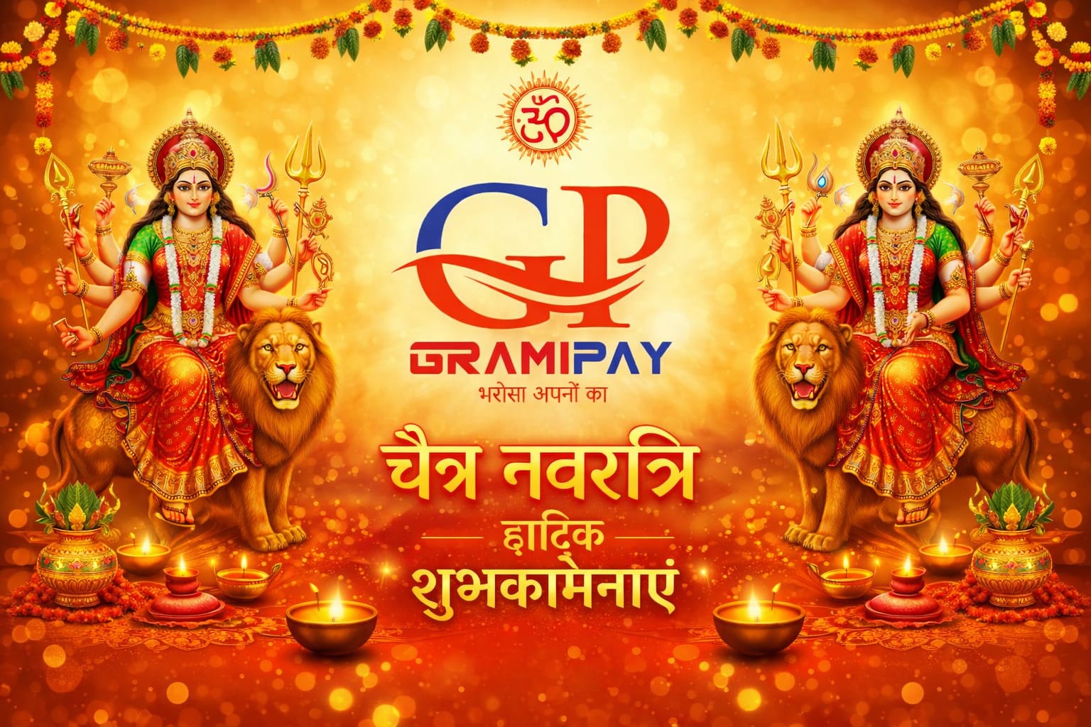 चैत्र नवरात्रि की शुभकामनाएं